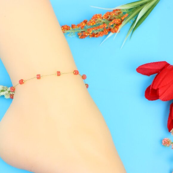 Elegant Handmade Anklet – Perfect for Women & Girls | Ideal Gift Option, DYC1571 - Picture 1 of 7